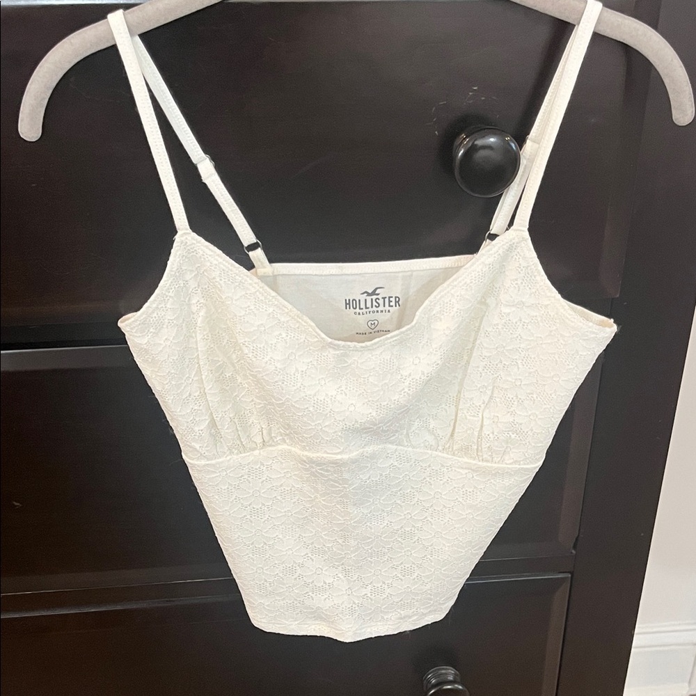 Hollister Ivory Lace Camisole